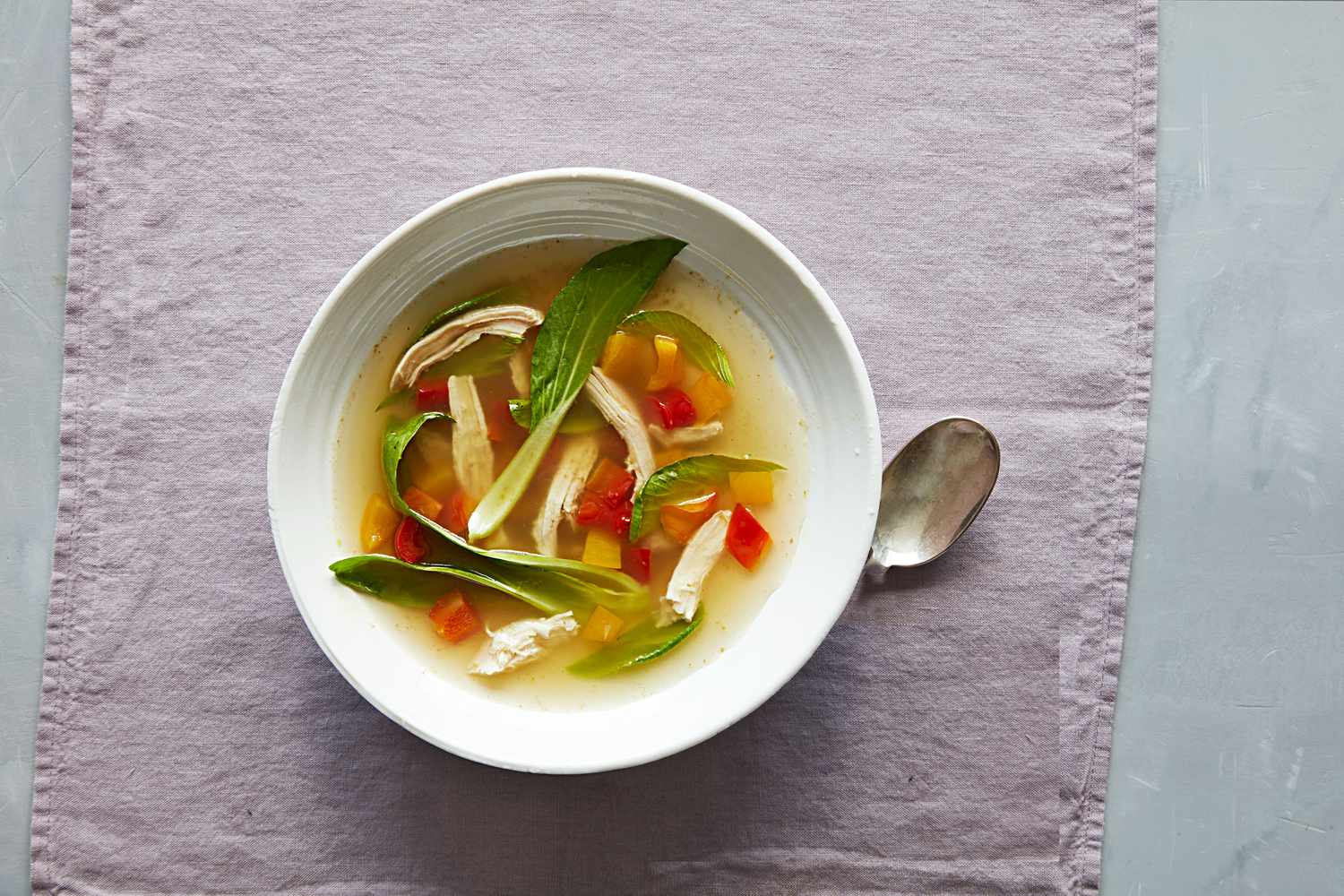 green thai chicken soup