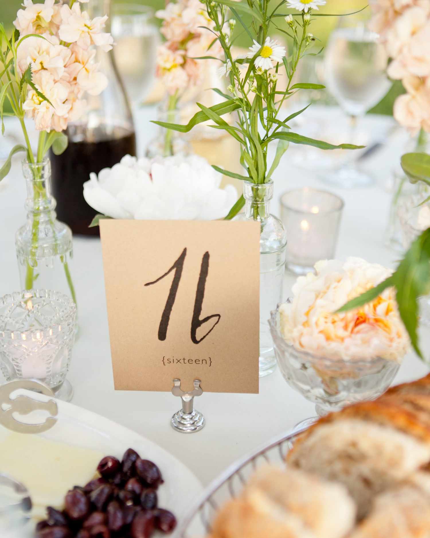 Bride-Designed Table Numbers