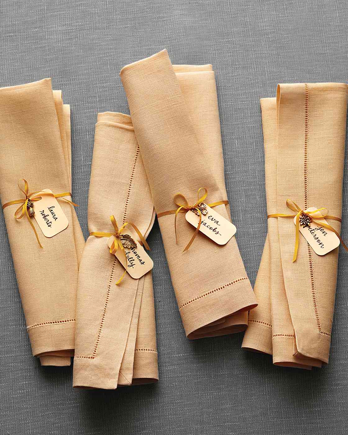 Napkin Ring Place Card Tags