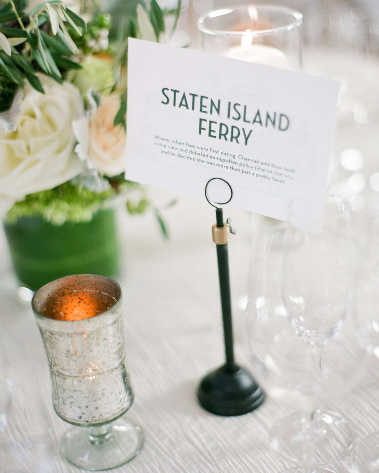 City-Inspired Table Names