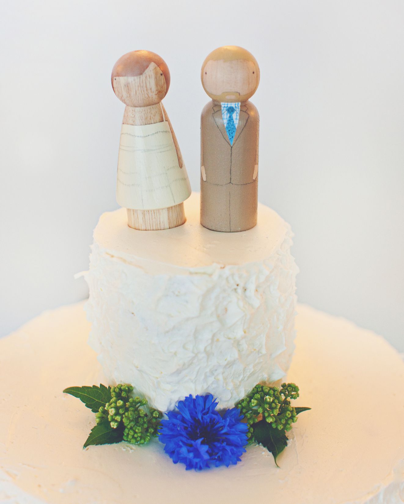 Peg Doll Wedding Cake Toppers