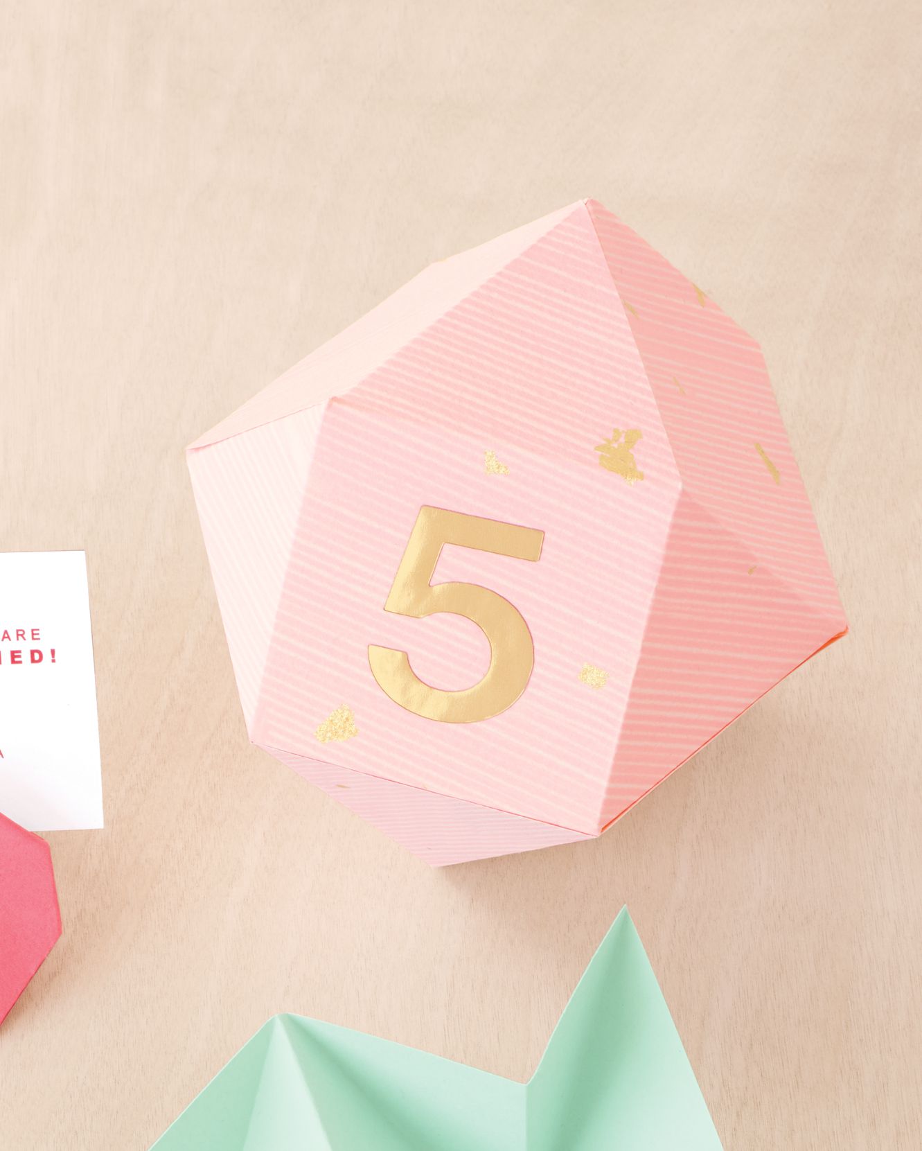 Origami Table Numbers