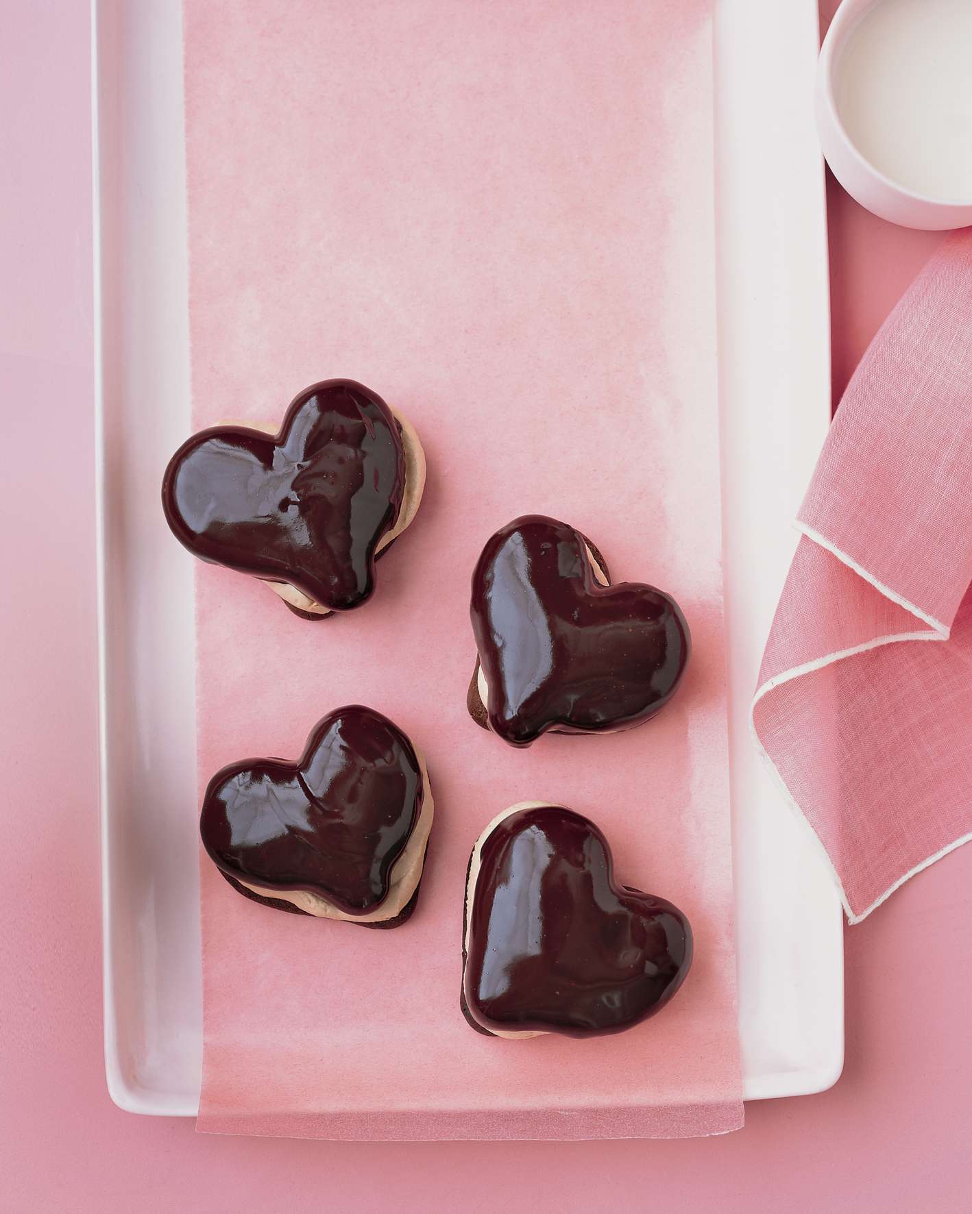 Chocolate Eclair Hearts