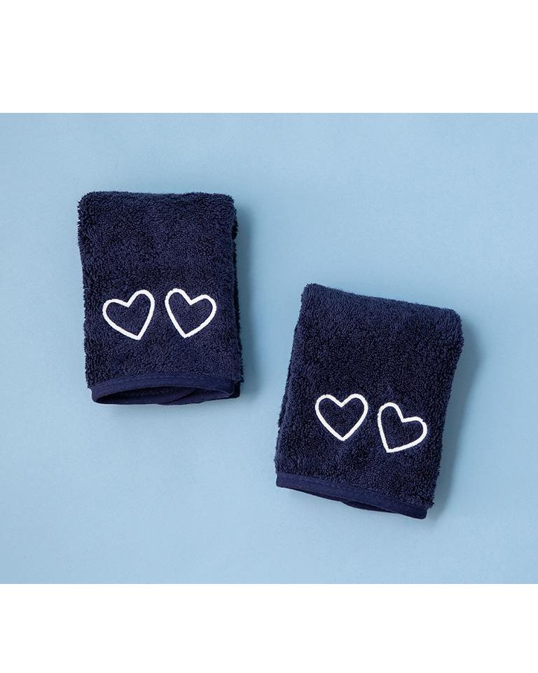 navy blue Makeup Towels
