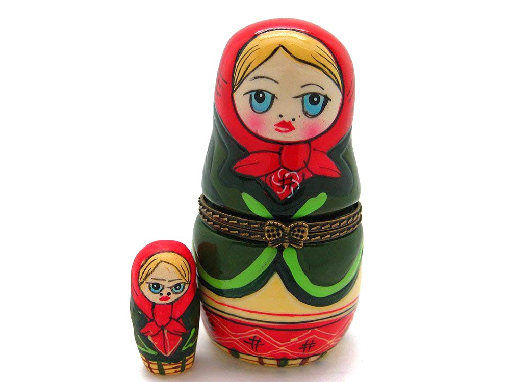 ring boxes russian nesting dolls