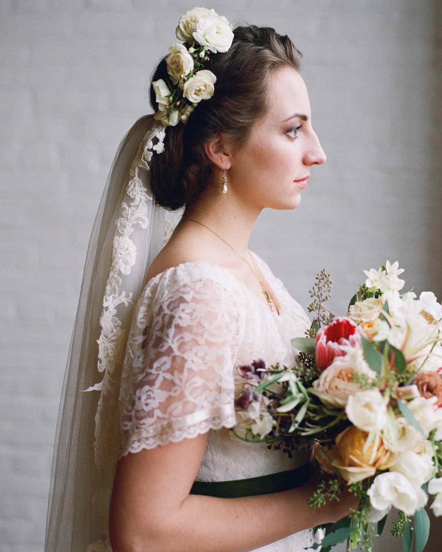 68 Flower Crown Ideas to Complete Your Wedding Hairstyle | Martha Stewart