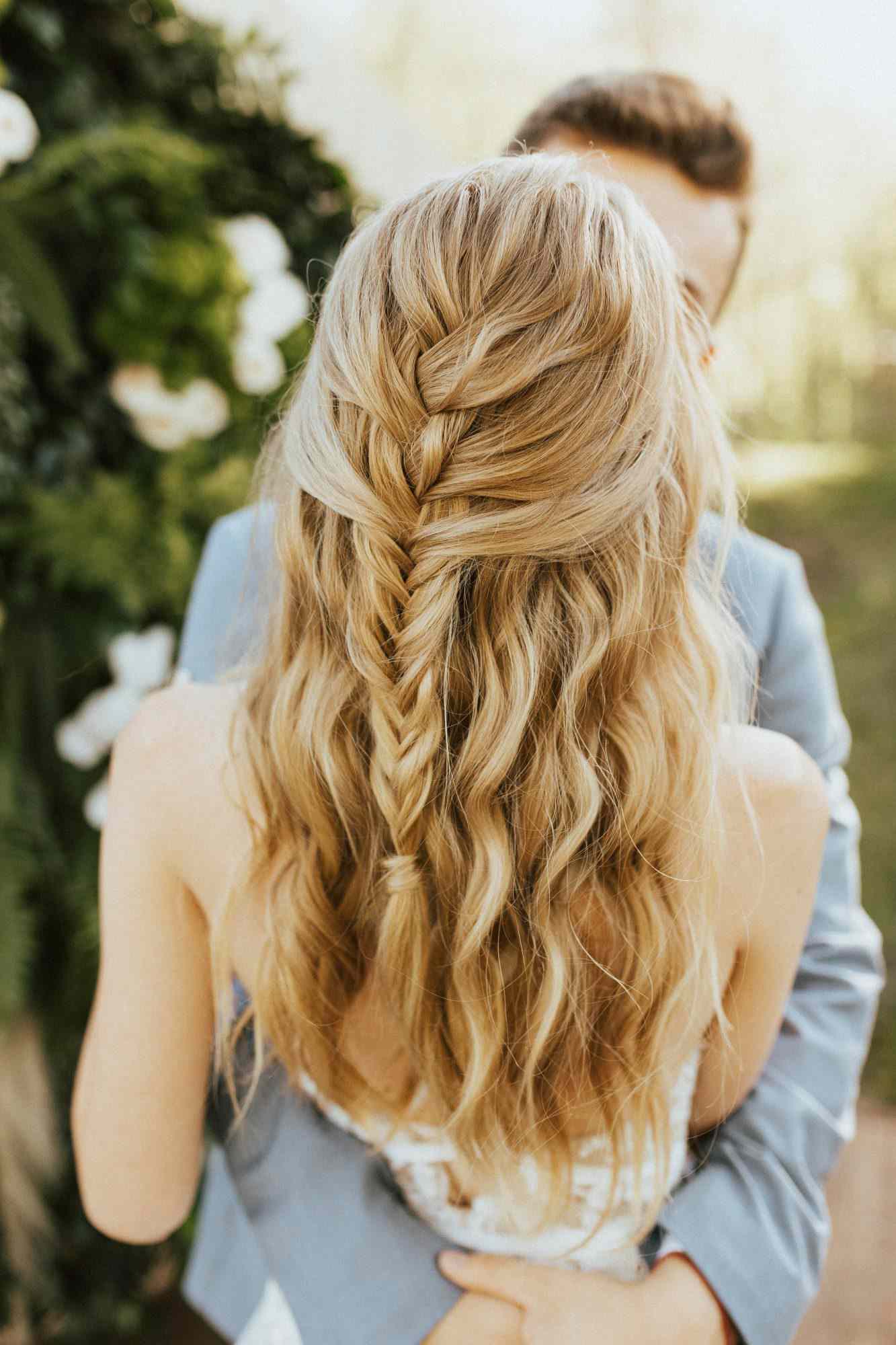 Pretty Wedding Hairstyles for Brides with Long Hair | Martha Stewart