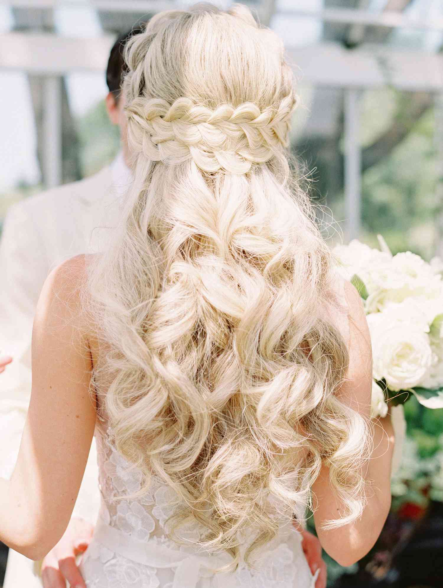 Pretty Wedding Hairstyles for Brides with Long Hair | Martha Stewart