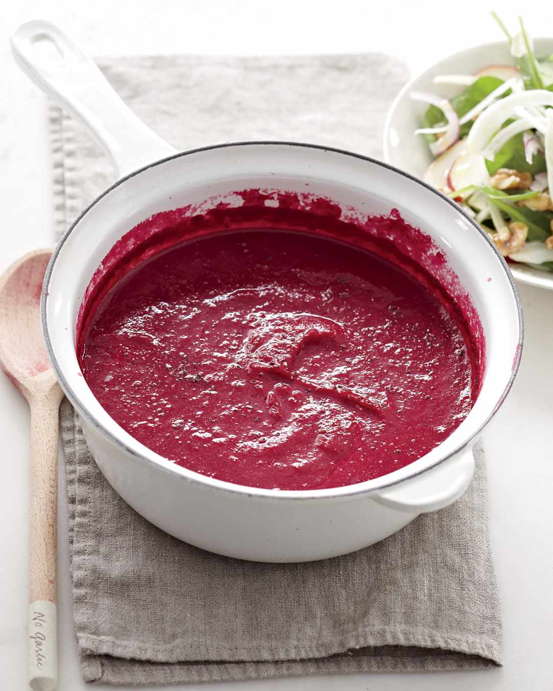 Roasted Garlic and Beet Soup