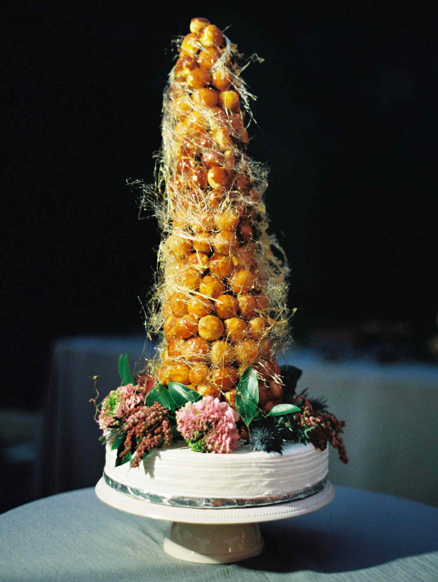French-Inspired Winter Wedding Cake