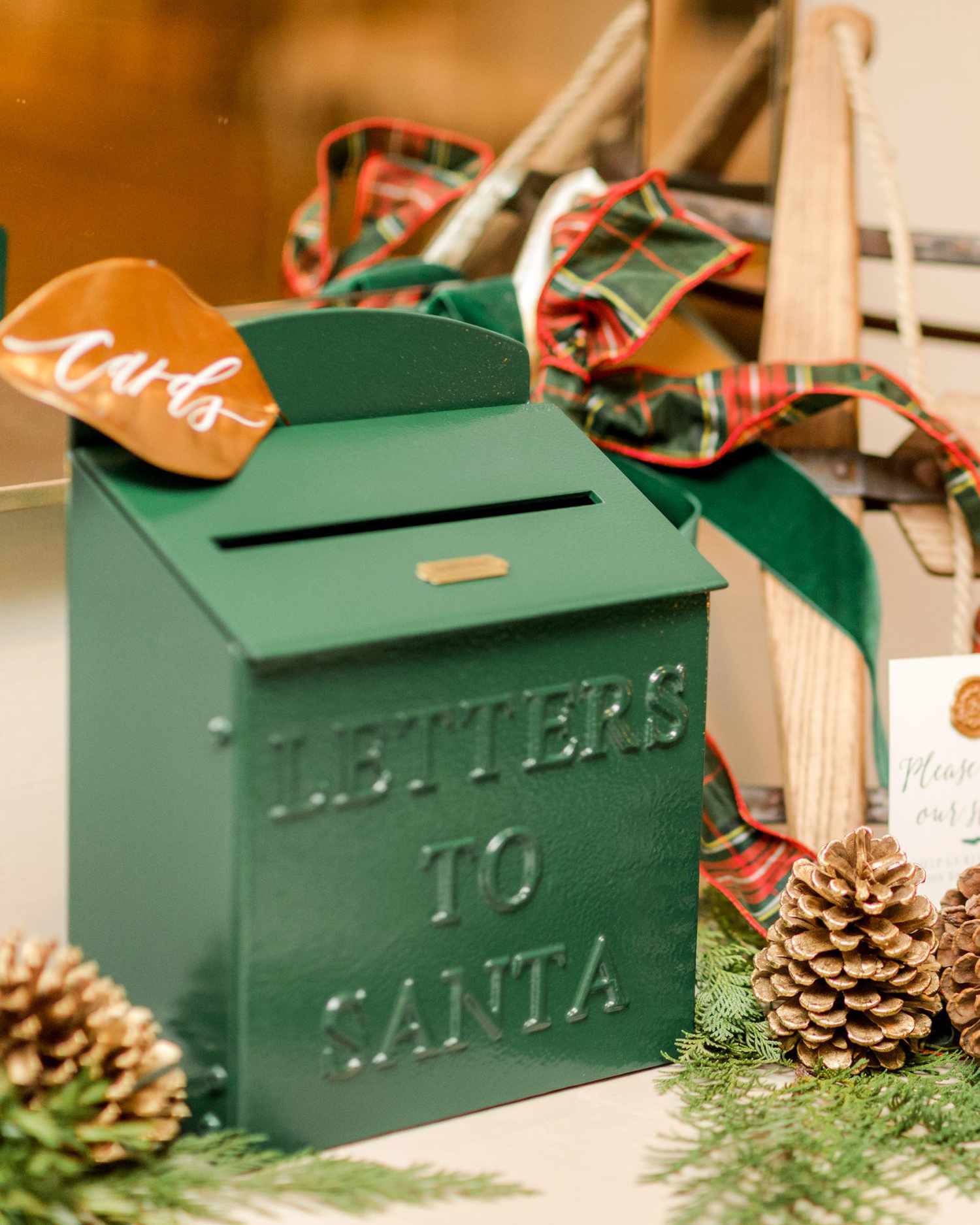 lauren christian christmas wedding mailbox letters cards santa