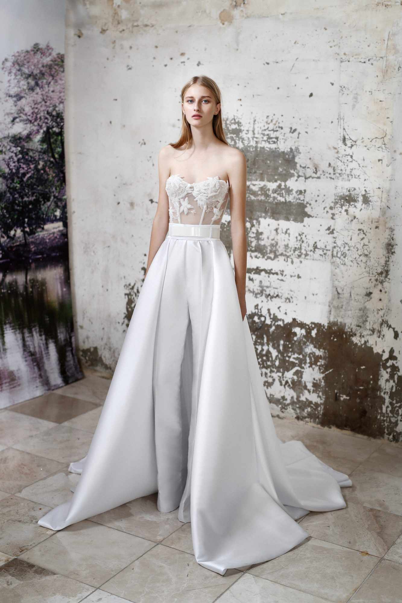 Gala by Galia Lahav satin a-line wedding dress fall 2019