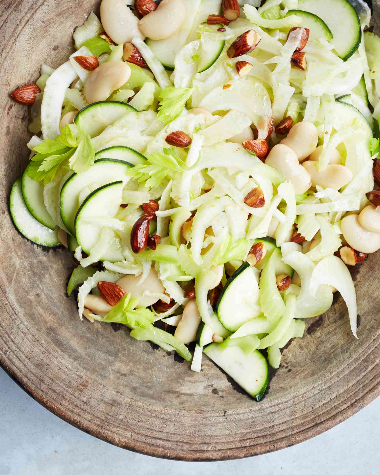 Shaved Fennel, Zucchini, and Celery Salad