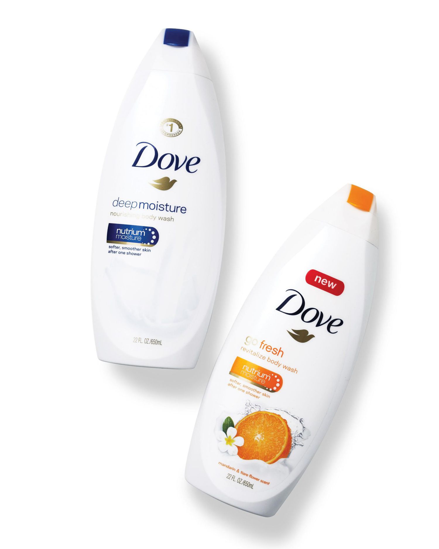 Super Skin Softeners: Dove Nourishing Body Washes