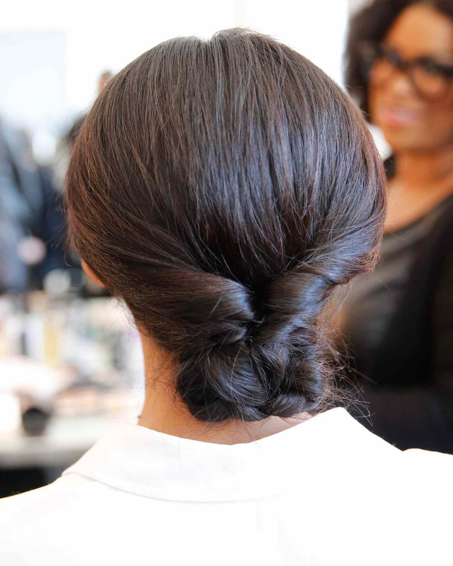 Low Braided Hairstyle How-To