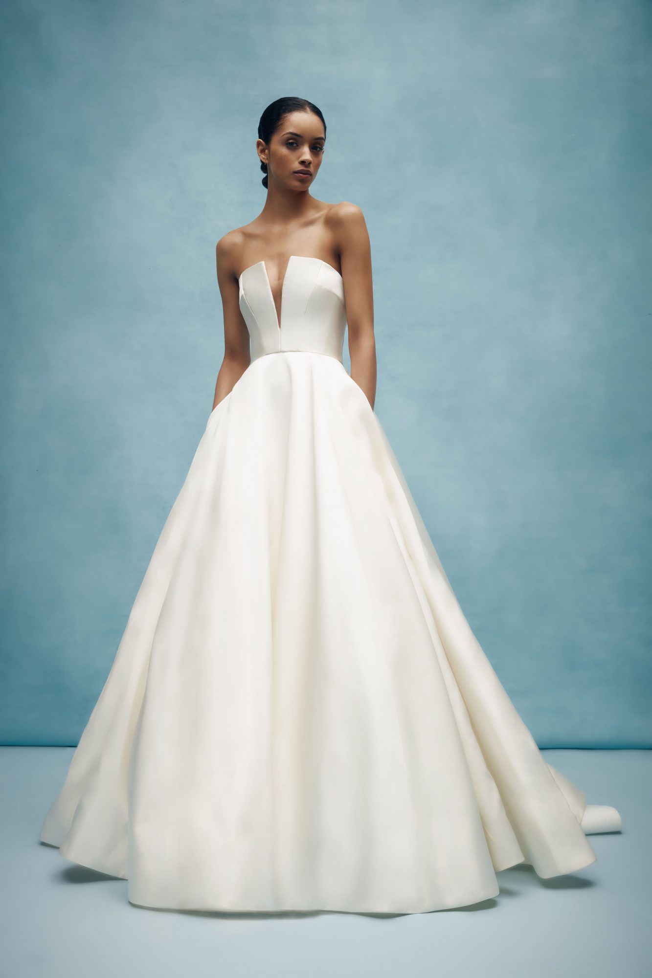 anne barge strapless ball gown wedding dress spring 2020
