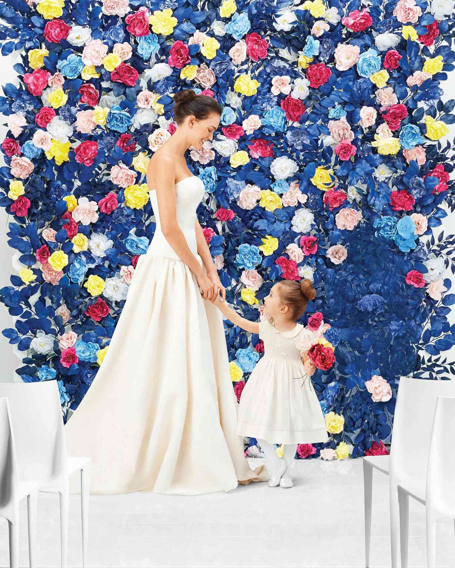 Diy Faux Flower Wall For Your Wedding
