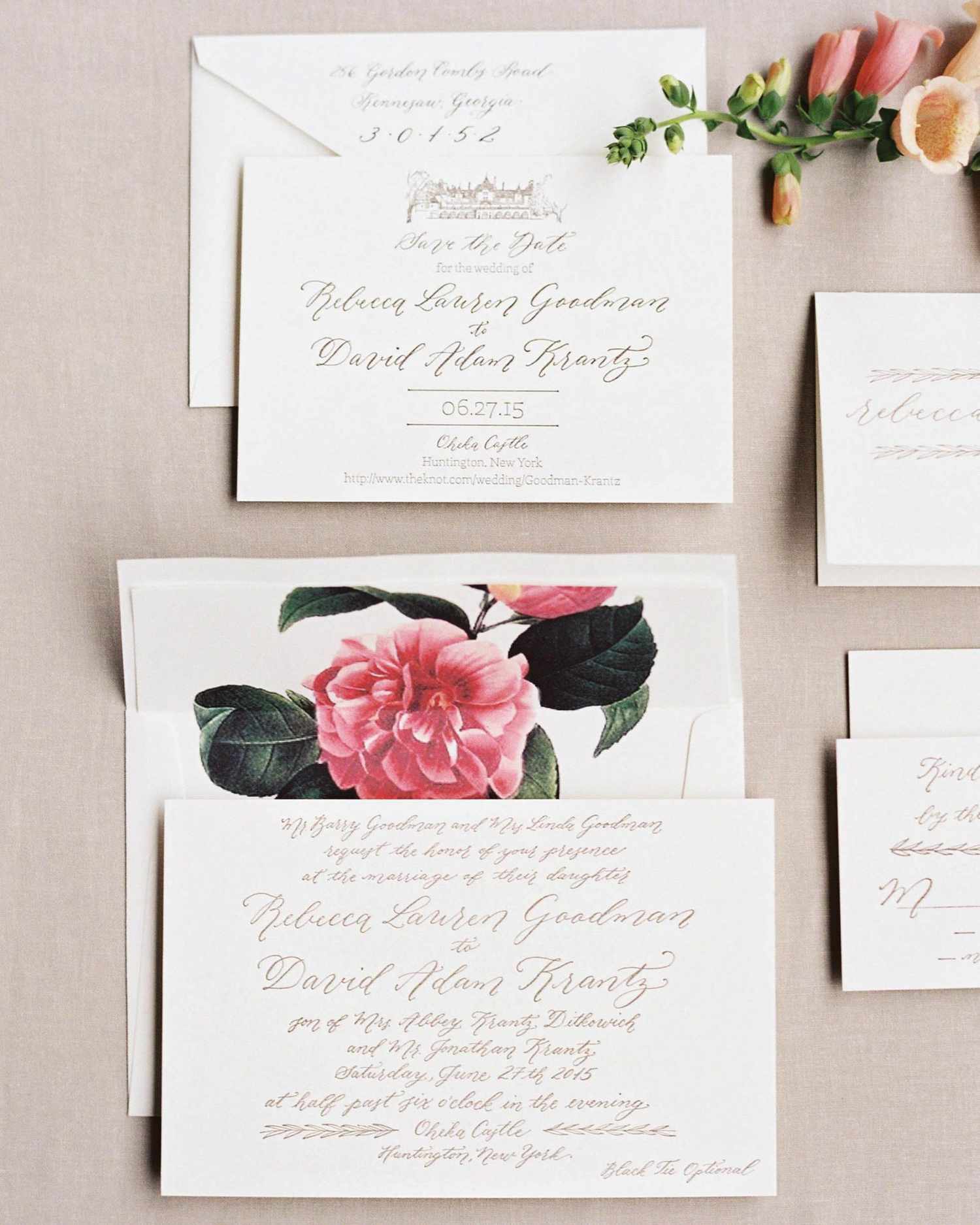 Calligraphed Stationery