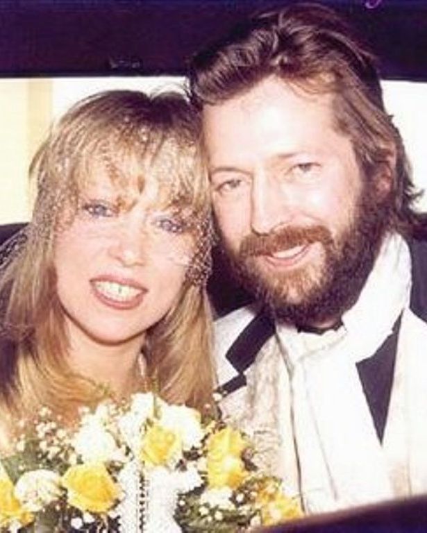 Pattie Boyd and Eric Clapton