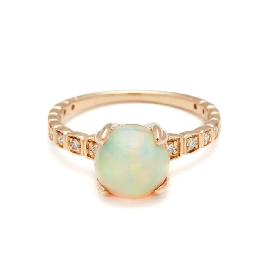 Anna Sheffield Opal Engagement Ring