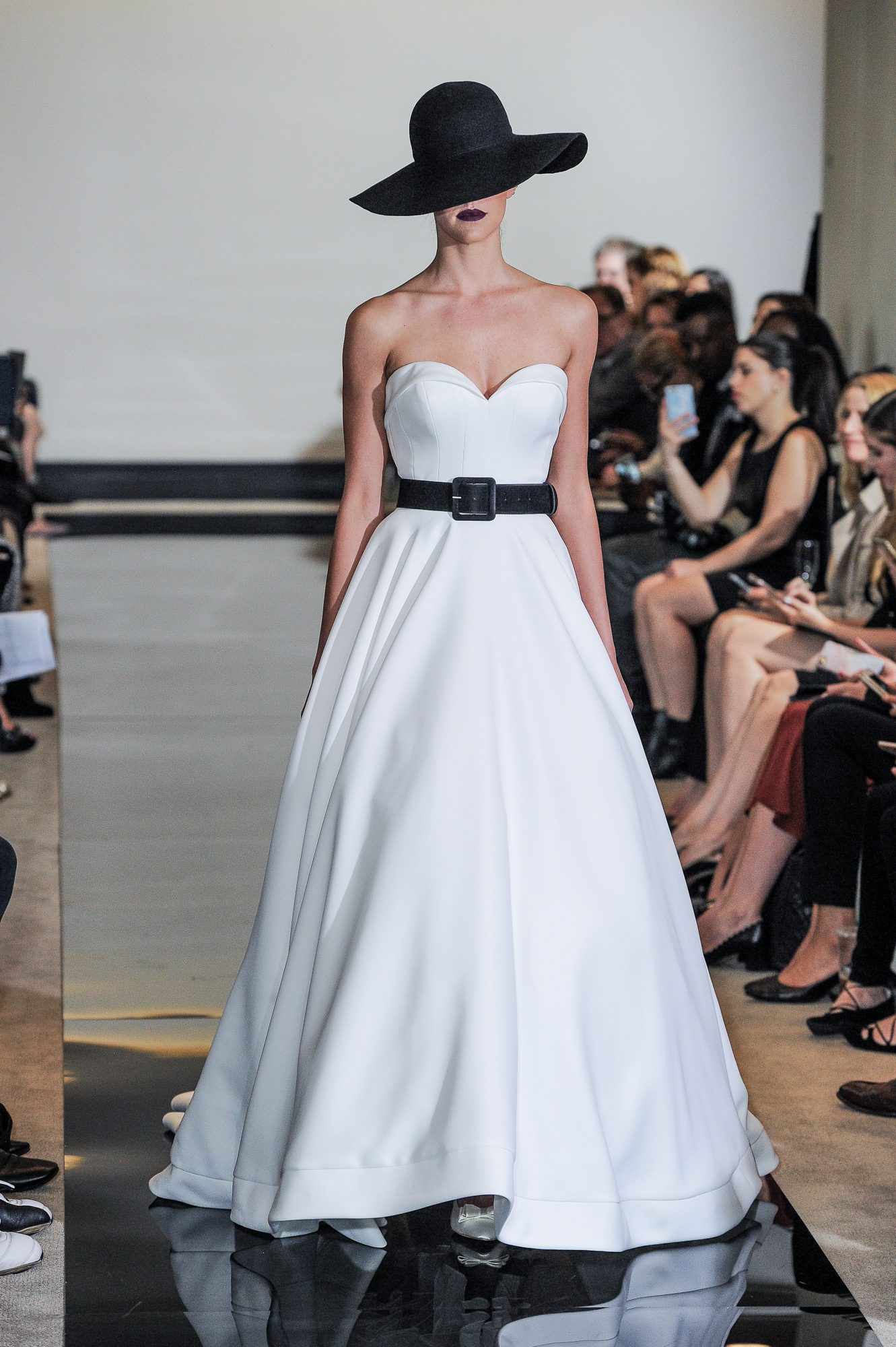 Justin Alexander Strapless A-Line Wedding Dress Spring 2018