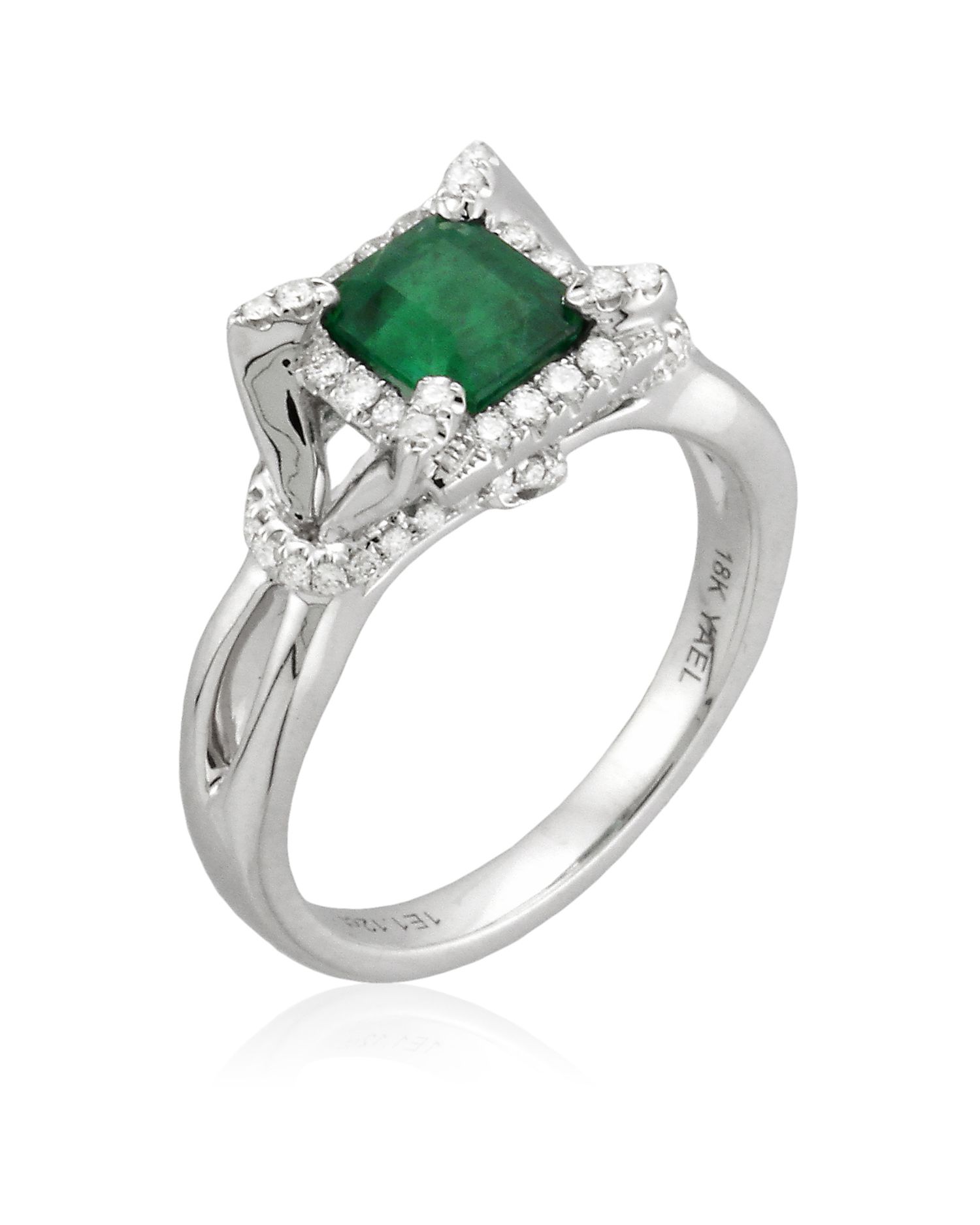Anna Sheffield Emerald Engagement Ring