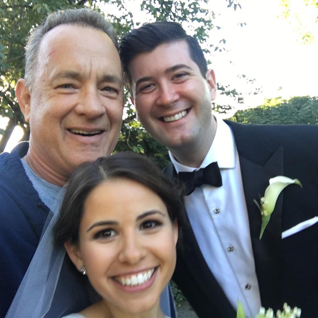 Tom Hanks Crashes Wedding Photos