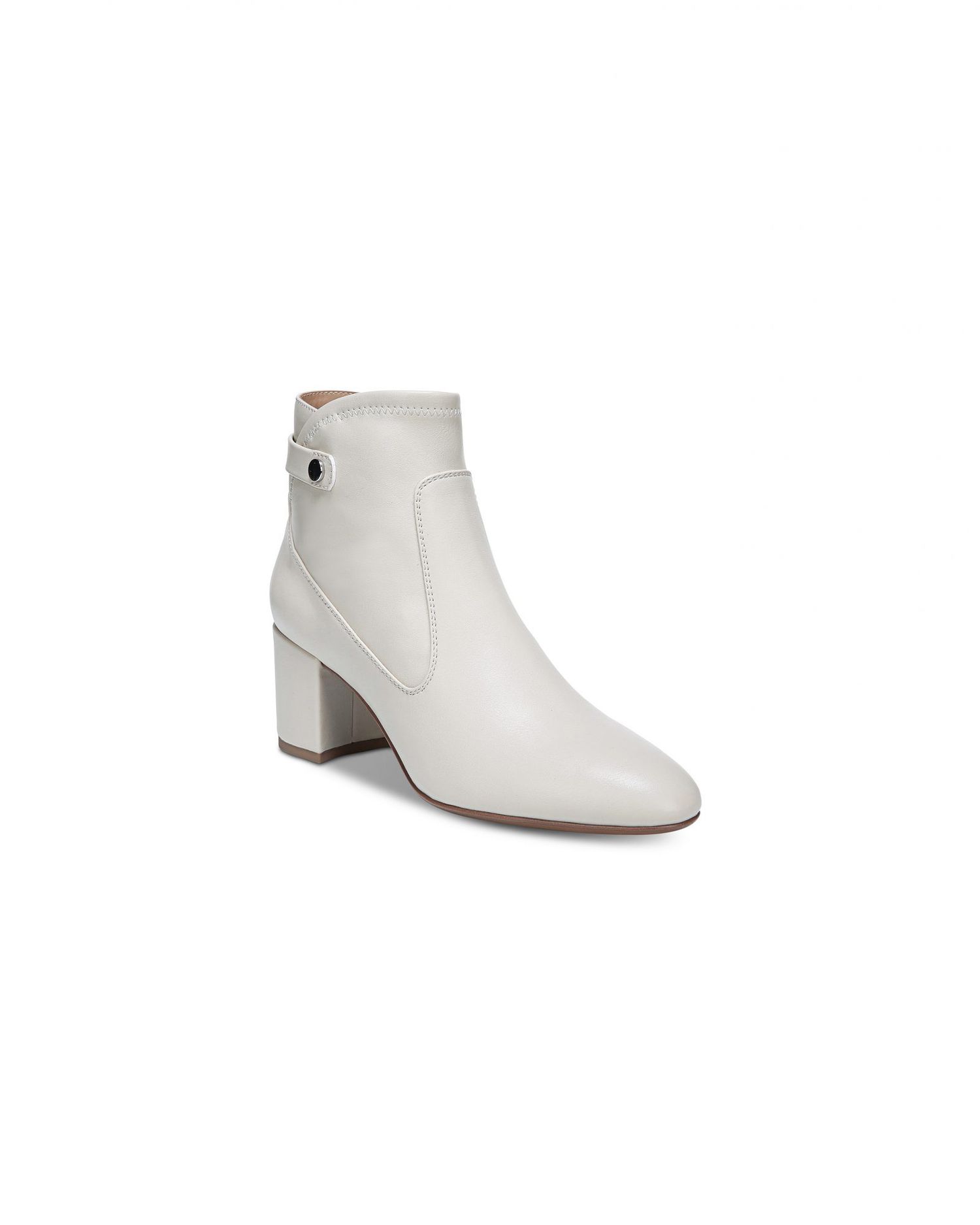 white bridal booties franco sorto newton block heel