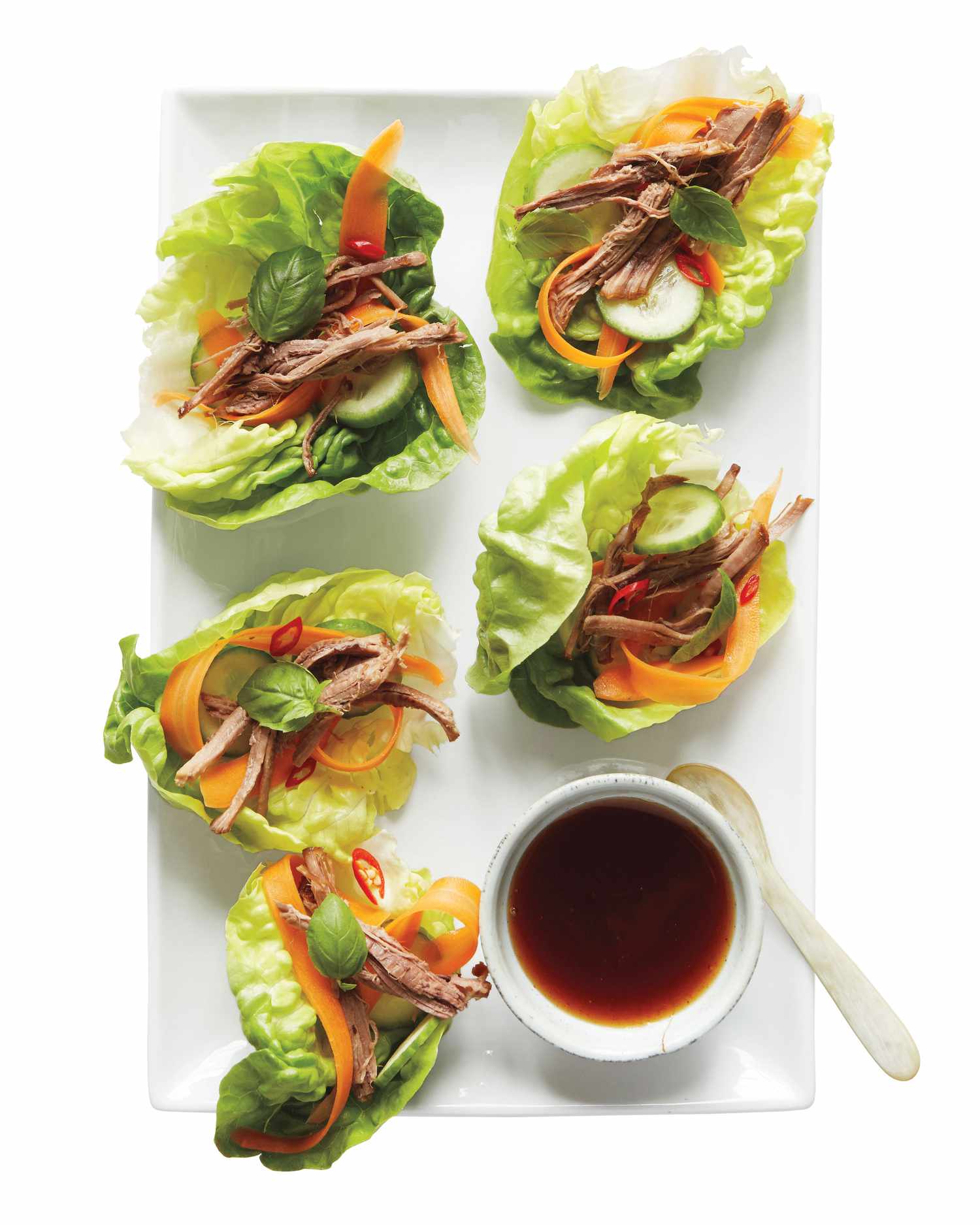 Spicy Thai-Style Lettuce Wraps