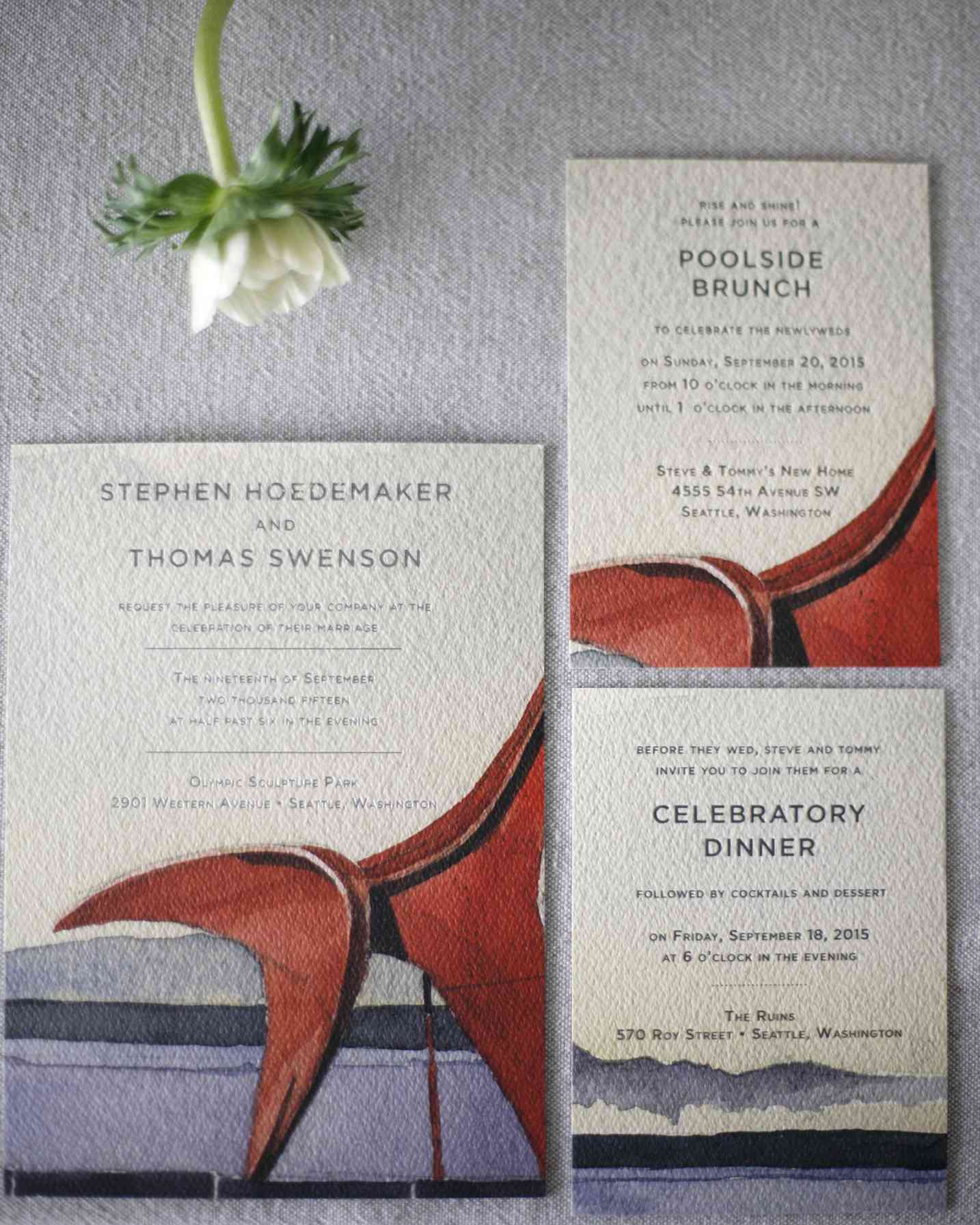 tommy steve wedding invite