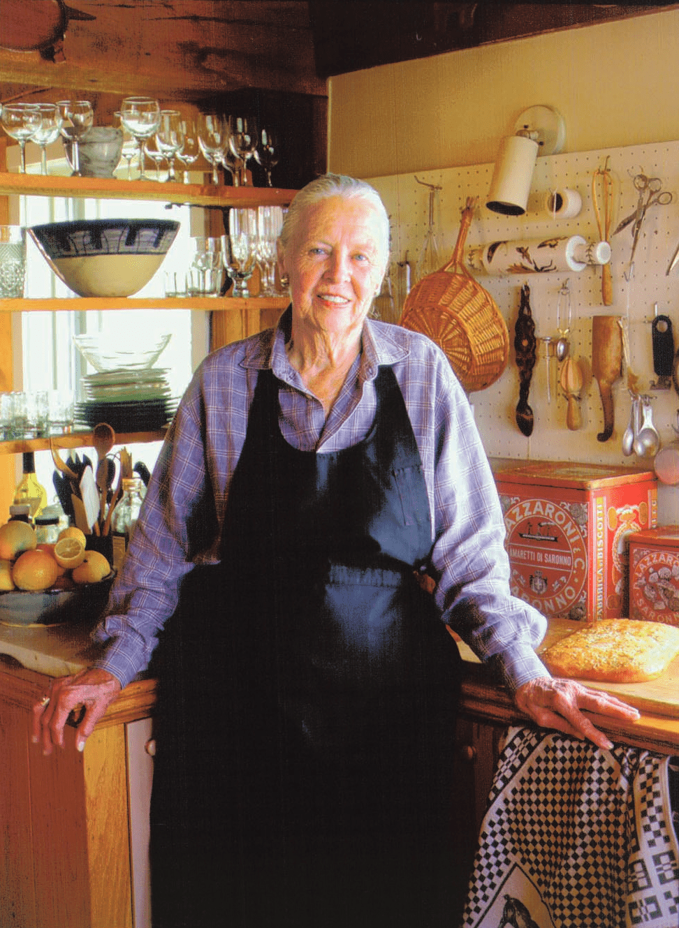 Marion Cunningham in the kitchen