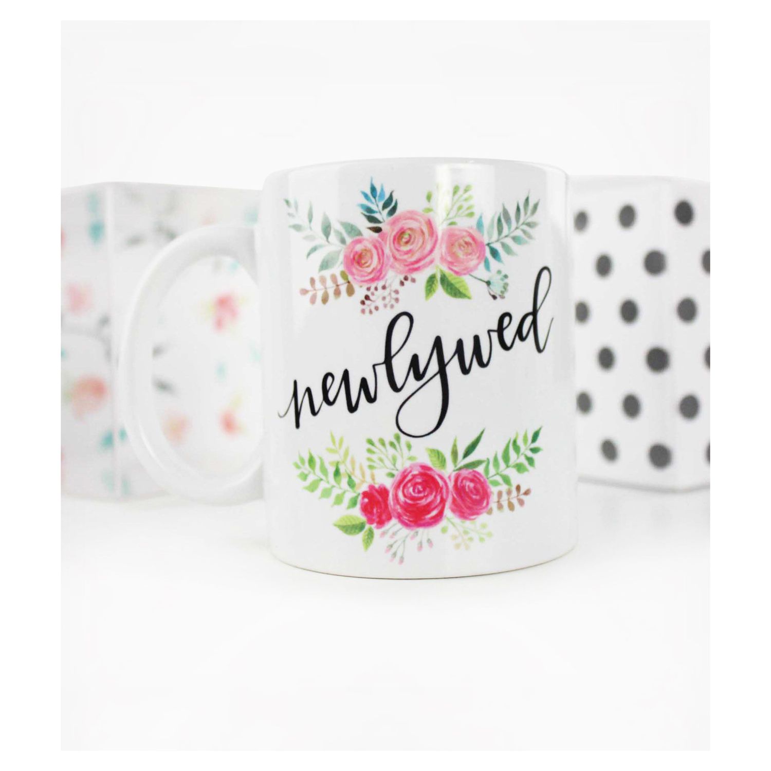 the paisley box newlywed floral mug
