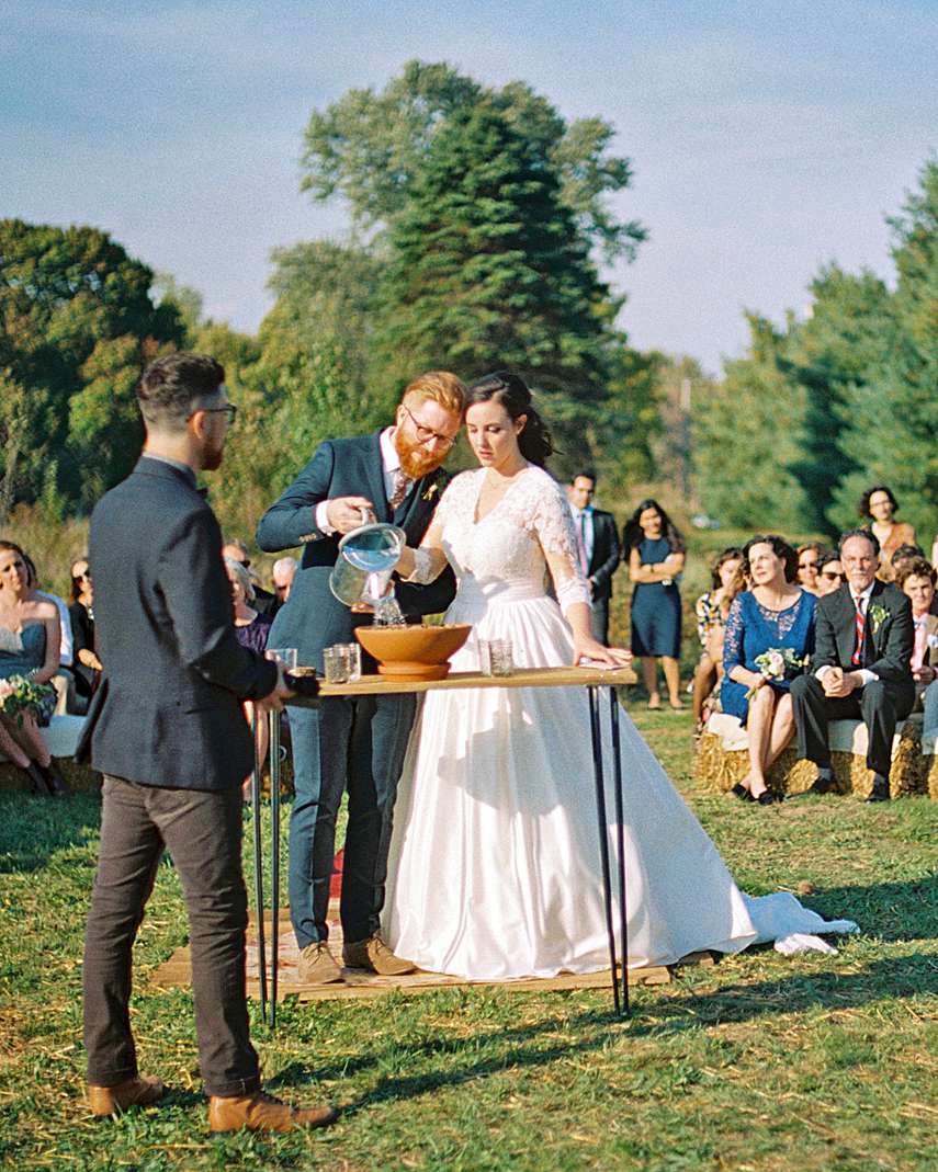 rachel elijah wedding ceremony watering