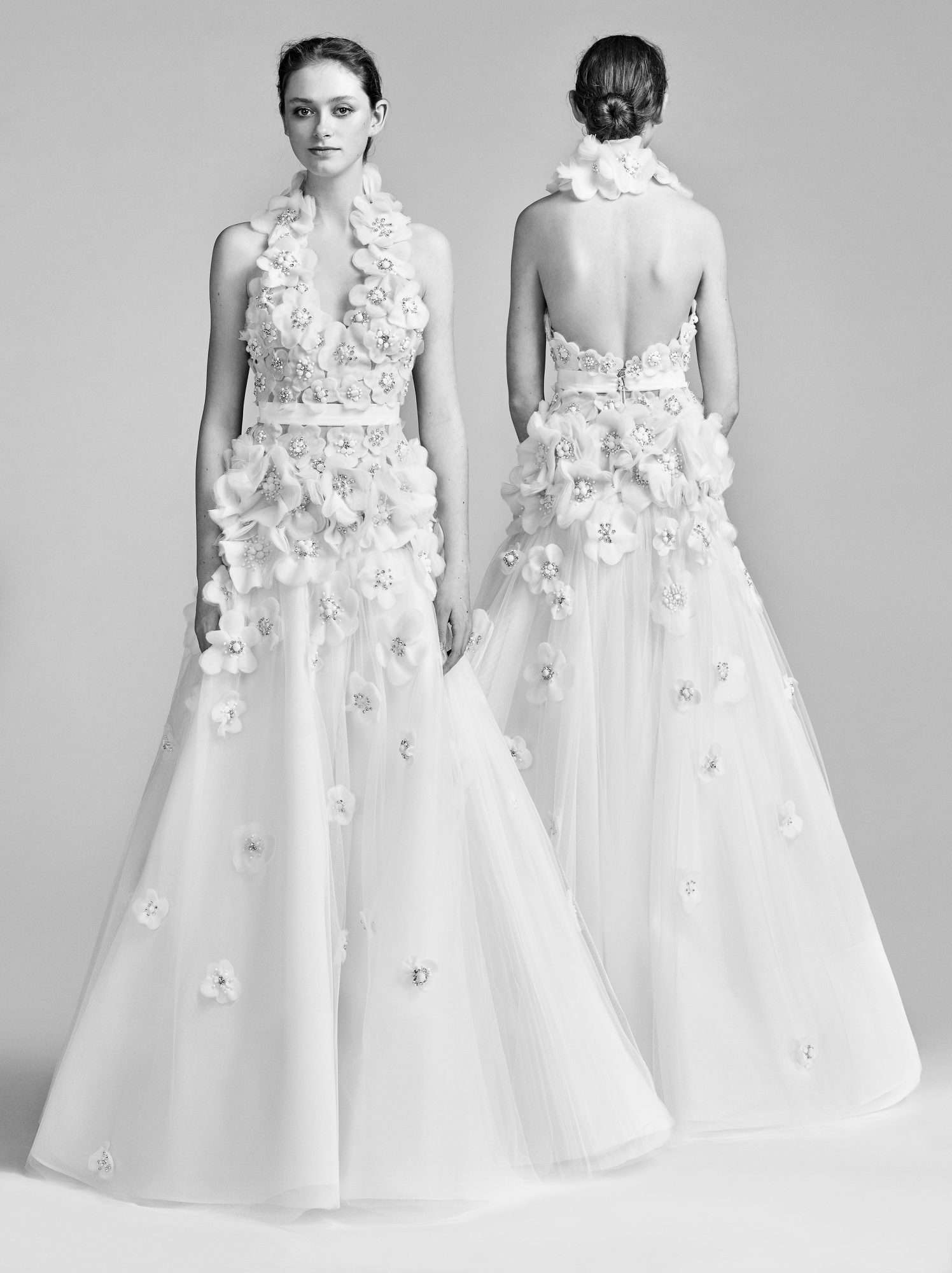 Viktor&Rolf Sparkly A-Line Wedding Dress Spring 2018