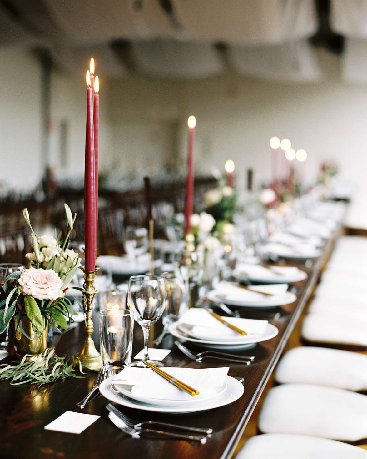 joanna jay wedding reception banquet table