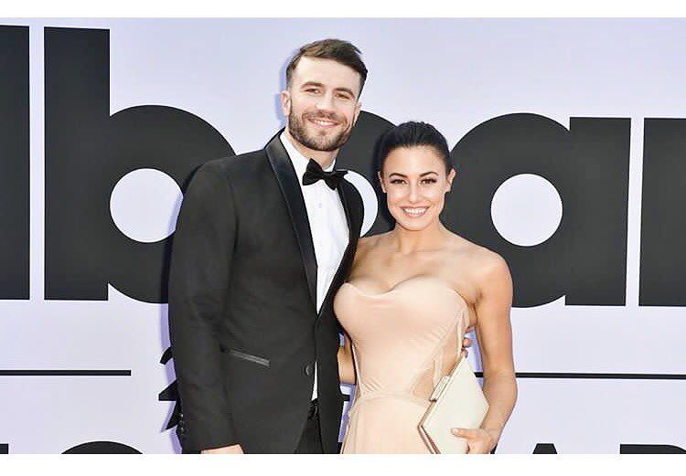 Sam Hunt and wife Hannah Lee Fowler at Billboard Music Awards