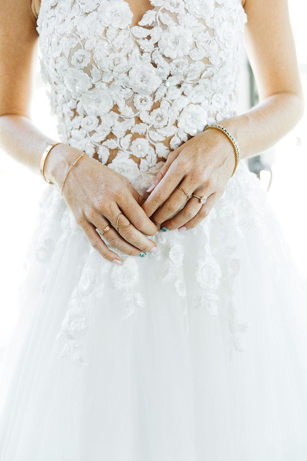 emily adhir wedding jewelry manicure