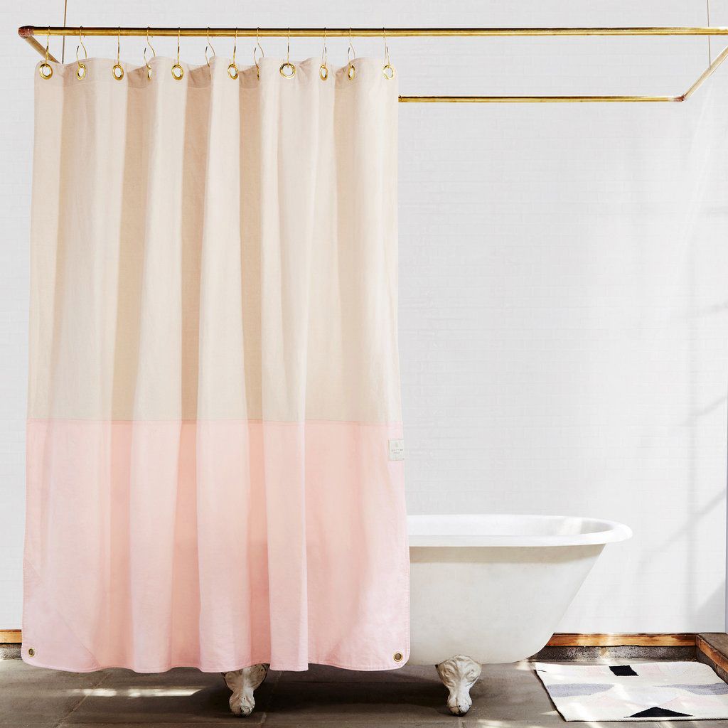 pink registry shower curtain