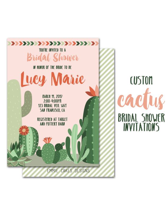 Cactus Invitations