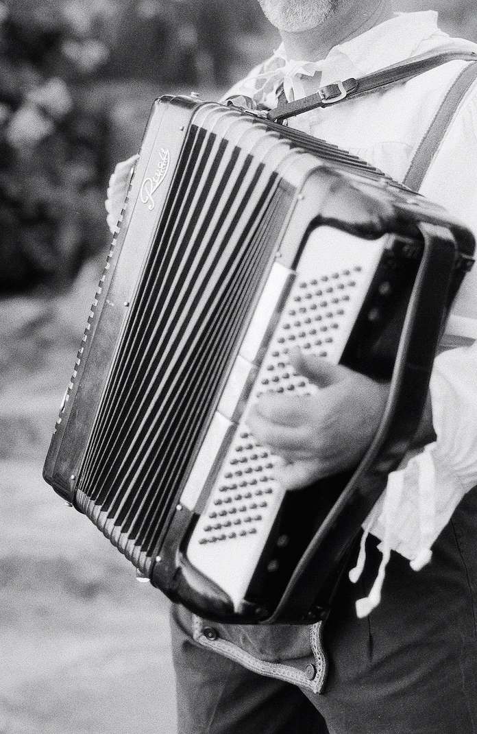 lisa louis wedding accordion