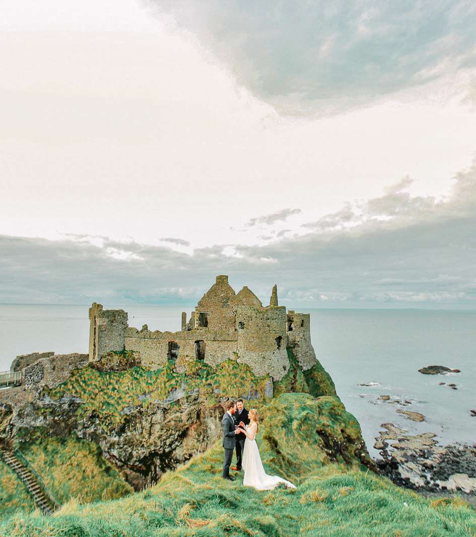 epic elopement locations dunluce castle