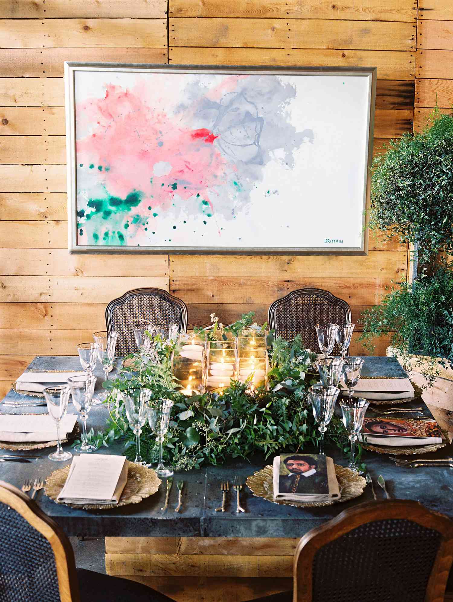 A Rustic, Modern Table
