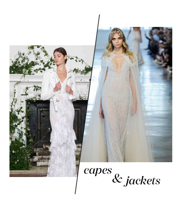 Fall 2018 Wedding Dress Trends, Capes & Jackets