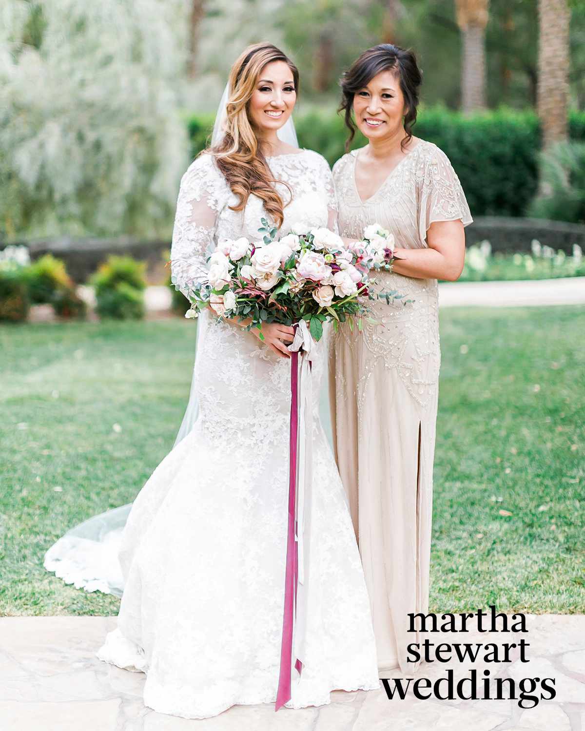 Reception Spread Mathis The Prettiest Beige and Gold Dresses for the Mothers of the Bride and Groom  | Martha Stewart