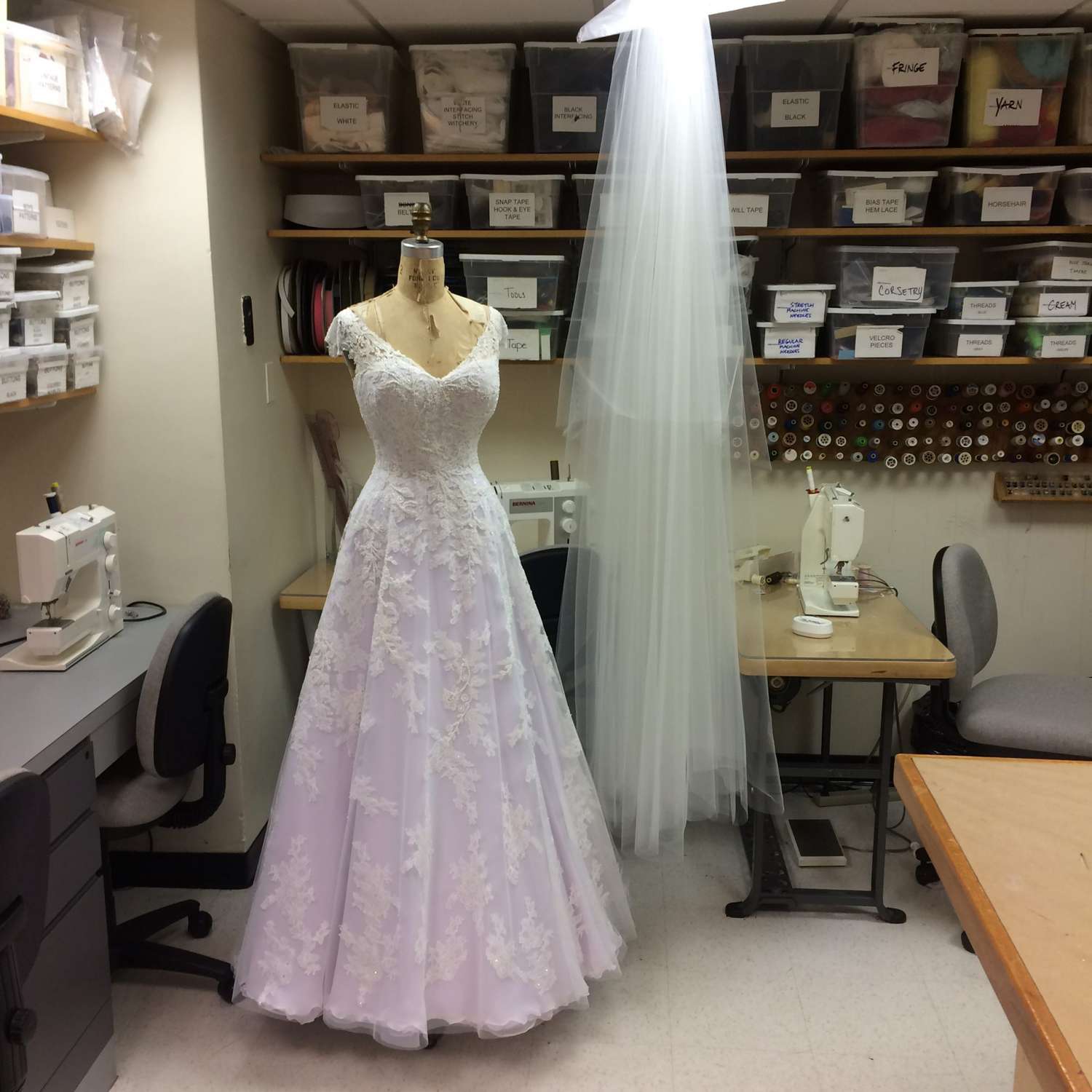 Lauren Roseman SNL Designer Wedding Dress