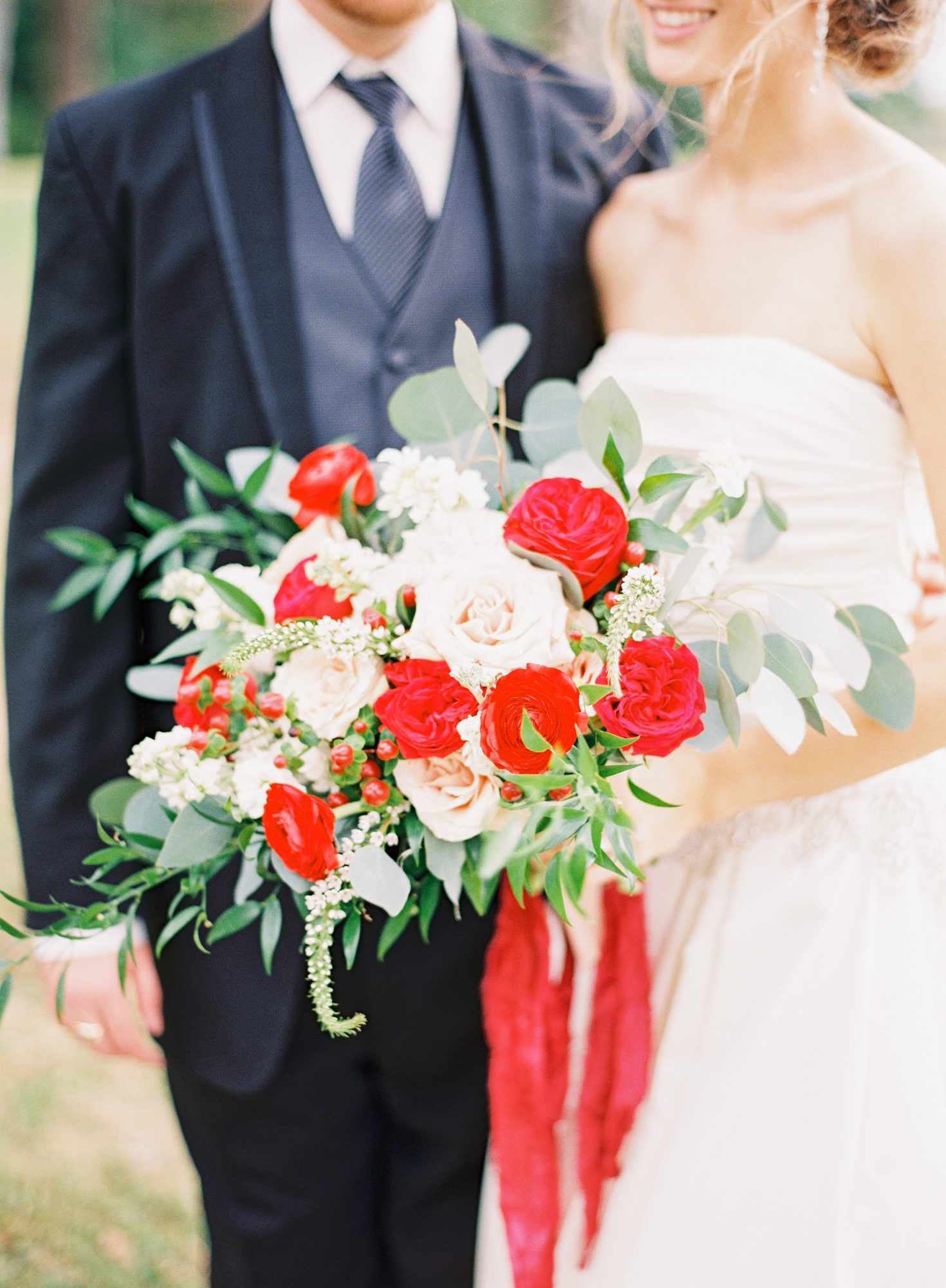 Red Wedding Bouquet