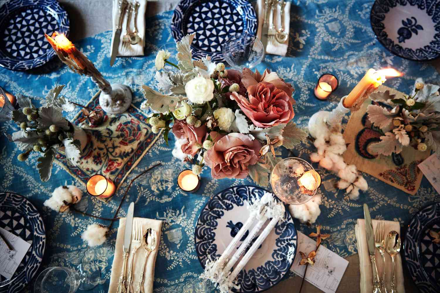 Rebecca Taylor's holiday tablescape