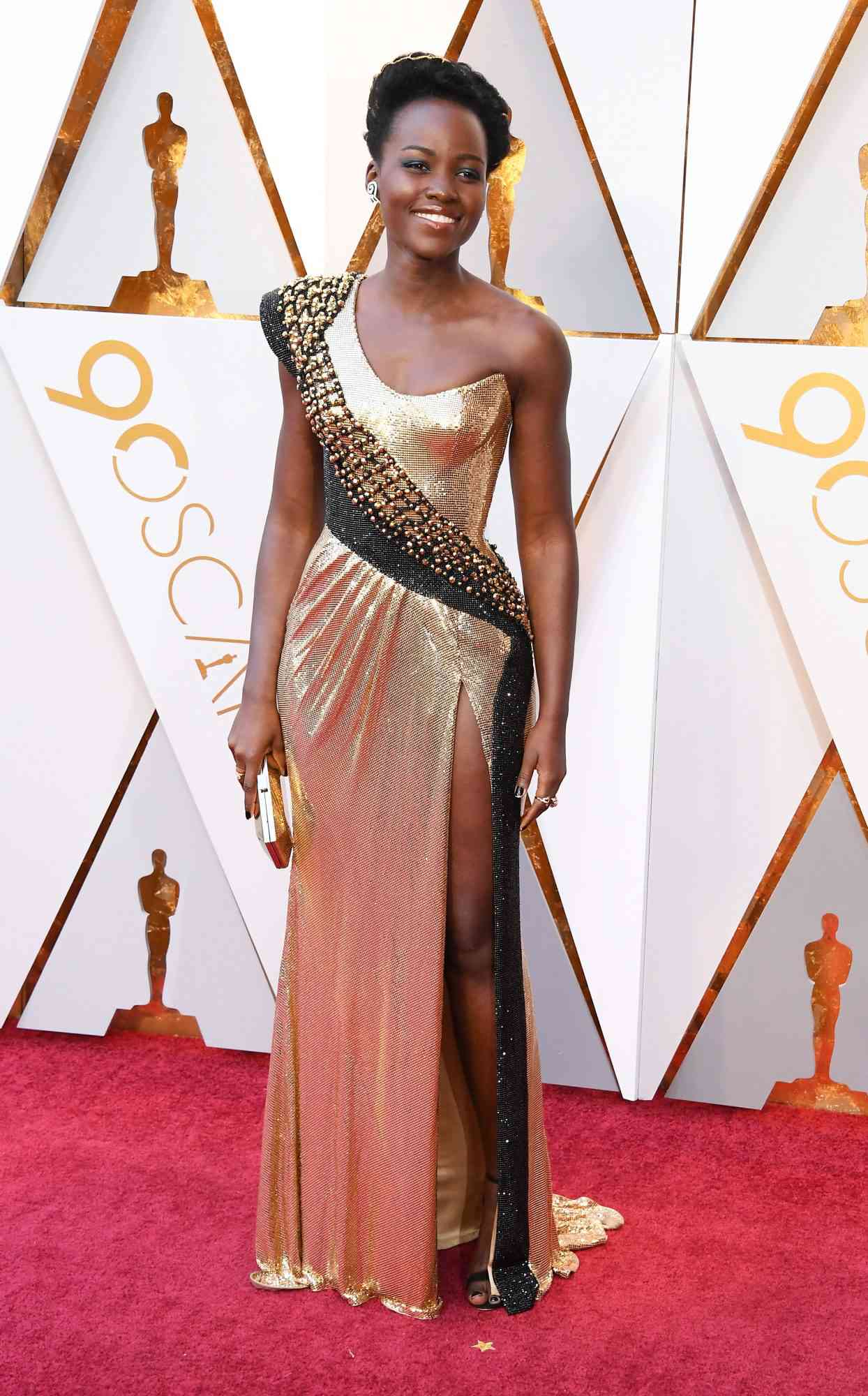 Lupita Nyong'o 2018 Oscars Red Carpet