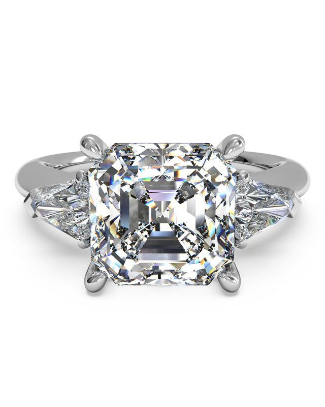 square engagement ring