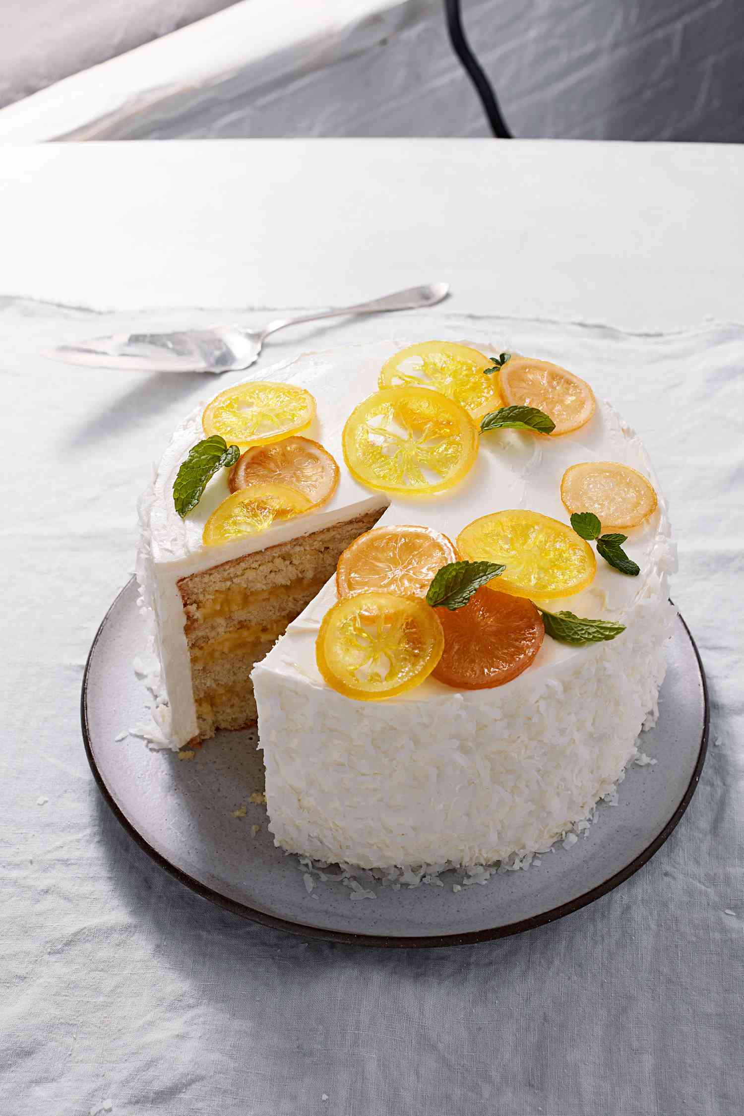 meyer lemon coconut cake